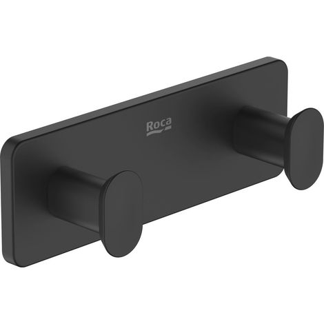 Percha doble VICTORIA - ROCA Color: Negro mate (1/2)