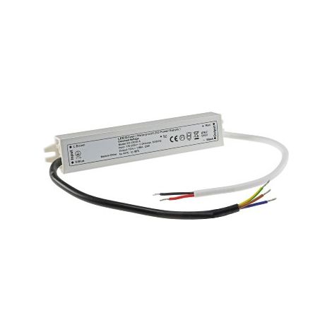 Elektronischer LED-Trafo 12V 20W IP67 für Innen & Außen, vergossen (1/5)