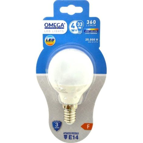 SFERA LED P45 4W E14 360LM 6000K