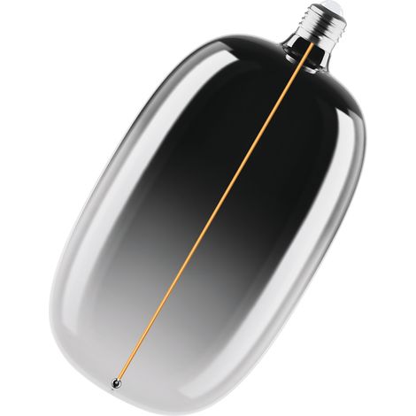 OSRAM Vintage 1906 Big Elipse Oval est une à intensité variabavec un filament en forme d'ellipse. Il offre 4,8 W pour 100 lm,E27, design fumé, diamètre 145 mm, rendu des couleurs CRI 80, 1800 K.