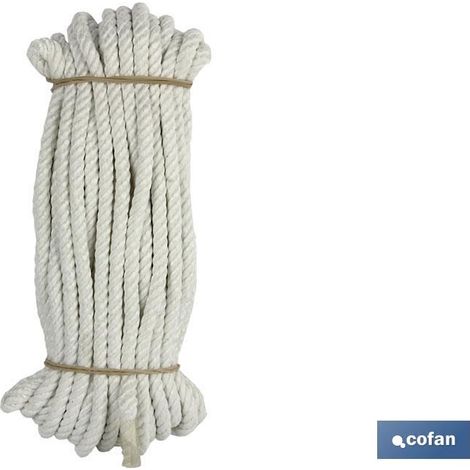 Matassa di Corda Nylon Opaca 4 Fili 6mm 10m (1/3)