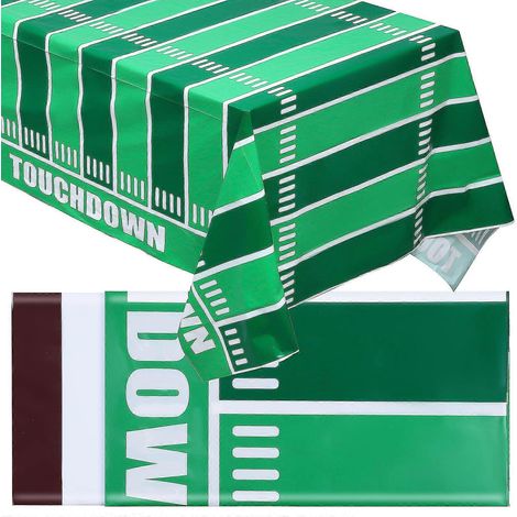 Lot de 2 nappes jetables à thème football pour une fête sur le thème du football (1/5)