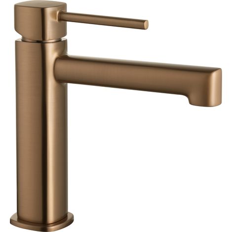 Mitigeur lavabo Toscana finition or rose brossé [ IMEX® ]