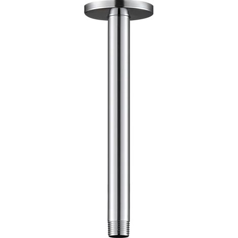 CSPARKV Bras de douche avec 30cm Bras de douche universel pour montage au plafond pour pomme de douche fixe et pomme de douche pluie chromé (1/4)
