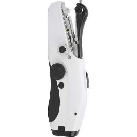 Machine à Coudre Miniature Rechargeable, Machine à Coudre de Poche avec Double Entraînement pour Réparations Urgentes - Noir (1/5)