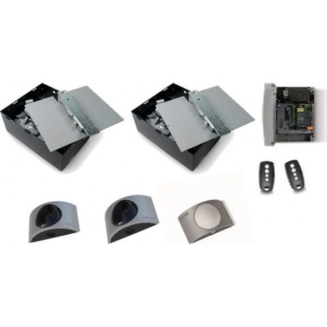 Kit Motorisation Portail Enterré Automatisme Ouverture EA KING GATES INTRO24 - 24V, Avec Accessoires NOVO, 4m 500kg maxi par battant (1/5)