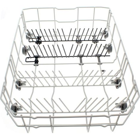 Panier inférieur pour lave-vaisselle Whirlpool – Compatible avec modèles ADP668WH, ADG4550/1WH, ADG 7500/1 – Installation facile et qualité d'origine (1/2)