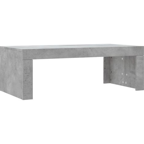 Maison Exclusive - Tavolino Salotto Grigio Cemento 102x50x36 cm Legno Multistrato