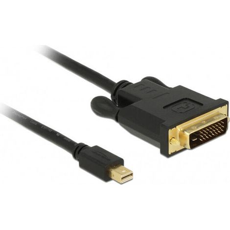 DELOCK Cable mini Displayport 1.1 Conector - DVI 24+1 Conector 2 m (1/2)