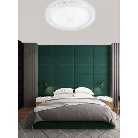 Trade Shop - DECKENLEUCHTE 60W GESTREIFTES KRISTALLDESIGN NATÜRLICHES KALTLICHT FST-50A63297 - (1/3)