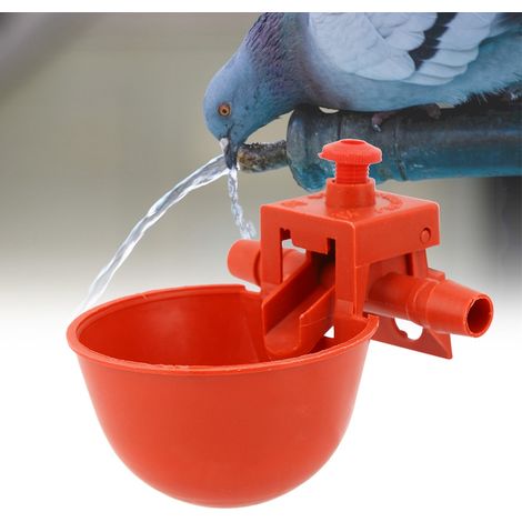 10-teiliges Set Hühner- und Geflügeltränken, Wassernapf, Becher, Trinkzubehör für Käfige (1/5)