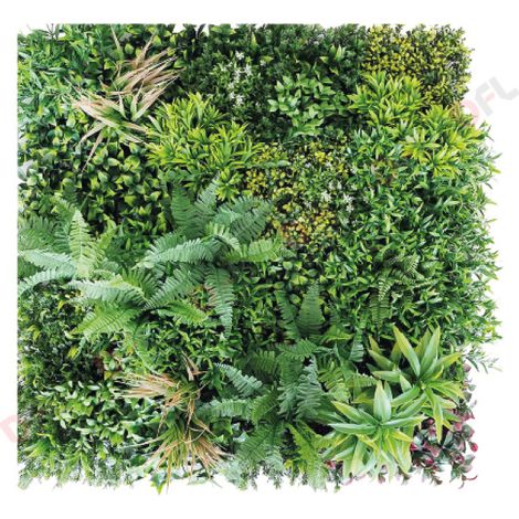 SIEPE ARTIFICIALE A PANNELLO QUADRATO 'JUNGLE' mt 1 x 1
