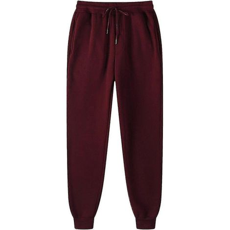 Herrenhosen, Jogginghosen, Hip-Hop-Hosen, Leggings, gepolsterte Freizeithosen-M-Brown
