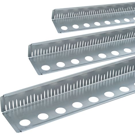 Kiesfangleisten Aluminium 2500x40x1,5mm