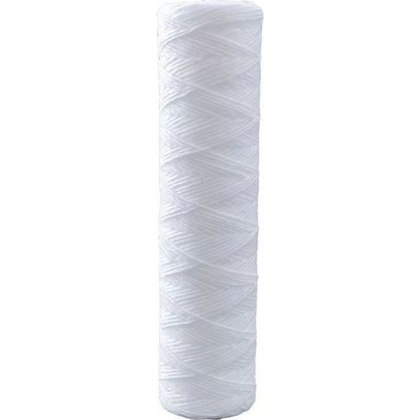 Lot de 5 cartouches filtrantes à eau 5 microns 25,4 cm pour sédiments et filtration des sédiments universels Remplacement universel Polypropylène osmose inverse Préfiltre (1/4)