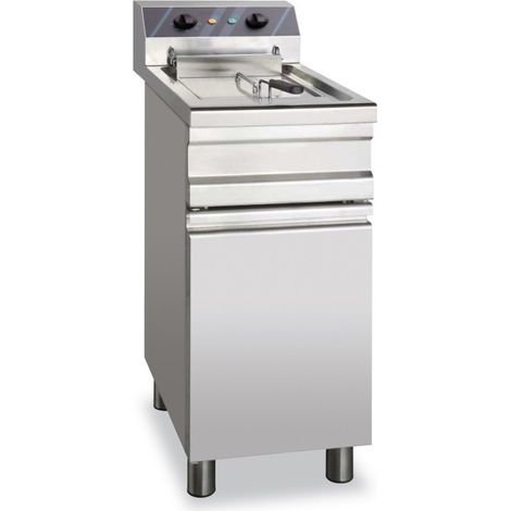 Friteuse électrique - 14L - 9 kW - Triphasée - Avec meuble - Arilex