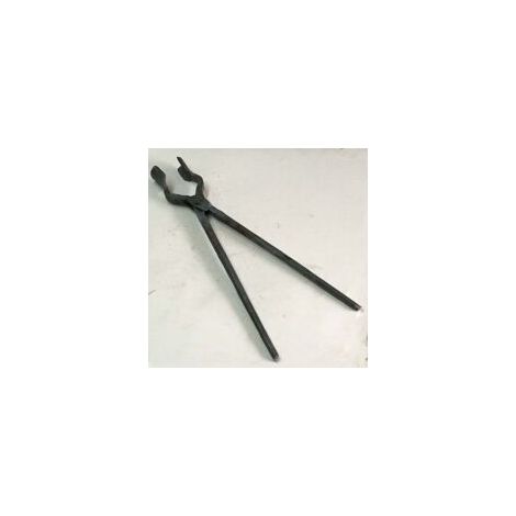 Tenazas de herrero, alicates de boca redonda para la fabricación de cuchillos de yunque, tenazas de herrero de 460 mm para ingenieros y herreros - Crezuo