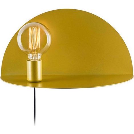 Lampe murale, Applique, Or en métal, 40 x 20 x 20 cm, 1 x E27, Max 100 W (1/5)