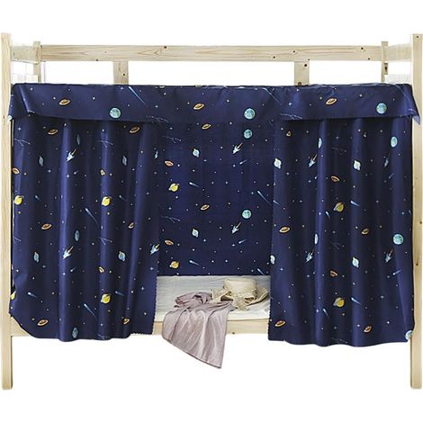 Bunk Bed Curtain Cabin Bed Canopy Mosquito Net Curtain Fabric Dorm Tents Shade Temptation Sleeper Bedspreads Thick Dustproof Insect Proof for Students Colleges (1/5)