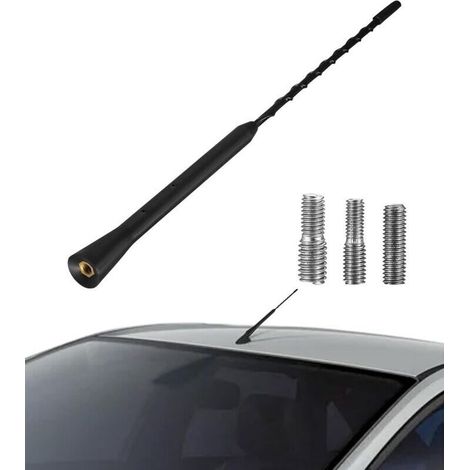 Antenne Voiture,Antenne Radio Voiture,avec M4 M5 M6 Adaptateurs,Universelle Accessoires Extérieurs de Voitures,Convient aux Modèles Courants tels Que Camions,VUS,Voitures,Camping-Cars (1/5)