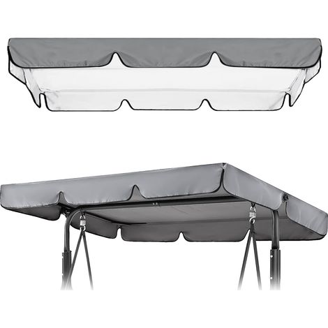 Swing Seat Roof 210 x 145 cm, Replacement Roof for 3 Seater Swing Seat, Universal Replacement Roof for Garden Swing Seat, Waterproof Roof for Swing Seat (1/5)