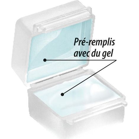 Lot de 2 boîtes avec gel d'étanchéité 2.5mm²