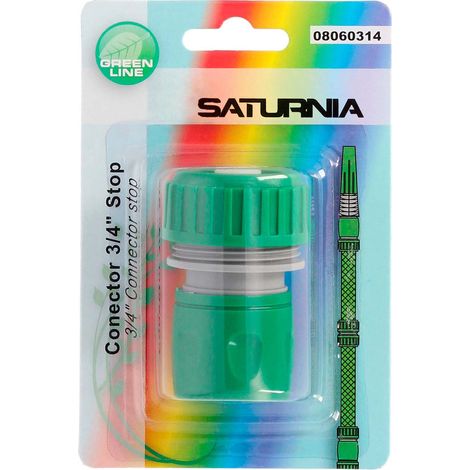 Raccordo Portagomma In Plastica 3/4 Con Stop Blister (1/2)