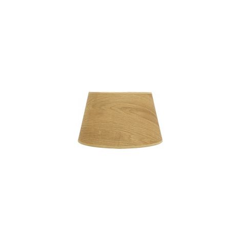 Pantalla Salma E27 Madera Clara 15dx12dx13h Conica Abierta