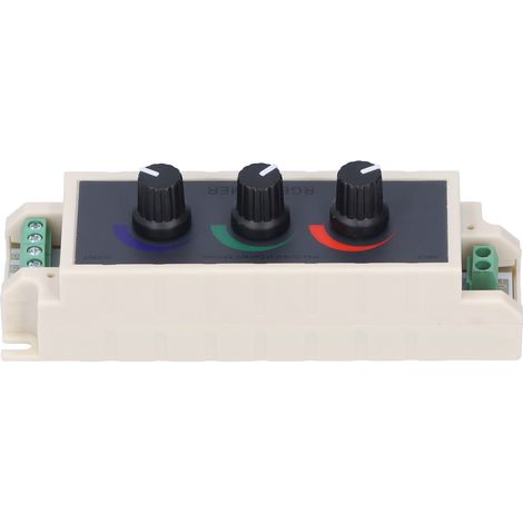 Variateur LED Intelligent à Bouton RGB Réglage Luminosité Contrôleur 3 Canaux 12-24V (1/5)