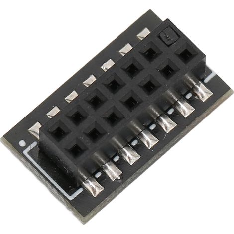 Module de sécurité TPM 2.0 avec interface LPC 14 broches pour carte mère Asrock, cryptage matériel et authentification sécurisée. (1/5)