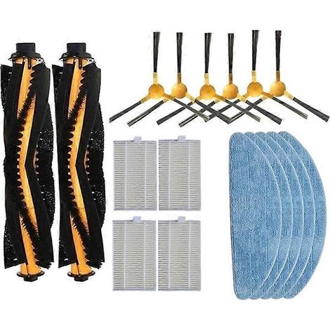 Balai à franges avec filtre HEPA et brosse latérale principale pour Liectroux C30B E30 XR500 (1/4)