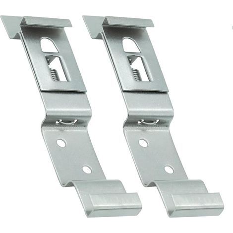 Pack 2 Unites Porte Plaque Immatriculation 120x25 mm  Support Plaque Immatriculation Voiture Universel en Acier INOX  Plaque Immatriculation Voiture, Remorque e Camion (1/3)