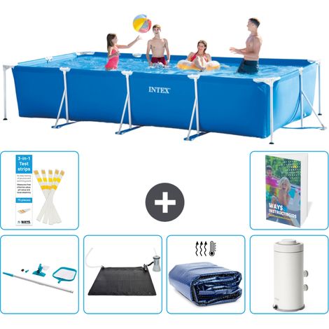 Rechteckiger Frame Pool - 450x220x84 cm - 7-teilig S61