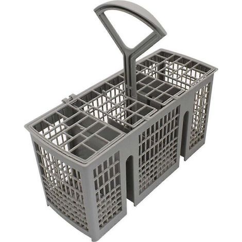 Cesta universal de repuesto para lavavajillas con asa extraíble, escurridor de cubiertos para lavavajillas. (1/5)