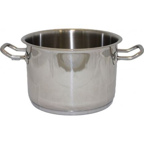 Borella 1365 Veronica Pentola Acciaio Inox 18-10 diametro 20 cm Induzione colore Acciaio