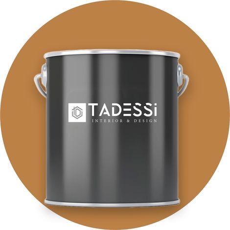 TADESSI Wandfarbe Orange - Maronenbraun - abwaschbare Innenfarbe matt - Dispersionsfarbe - Geruchsarm und Lösemittelfrei