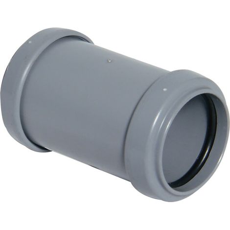 FloPlast Push Fit Waste Coupling 32mm Grey - Pack of 25