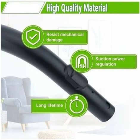Poignée tube aspirateur Miele - Verrouillage sécurisé Régulation puissance d'aspiration - Aspirateurs Miele S1 S8 (1/5)
