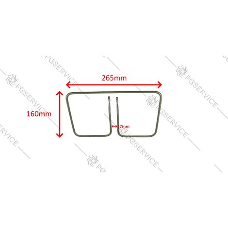 Delonghi resistenza 220V piastra bistecchiera CG600 CG6001 CG6601 NOTE (1/3)