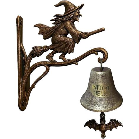 Cloche De Sorcière Pour Halloween Décoration Murale Carillon à Vent en Clochette de Porte Sorcière Halloween Pour Jardin Extérieur Maison Porche Couloir Entrée Et Salle À Manger (1/5)