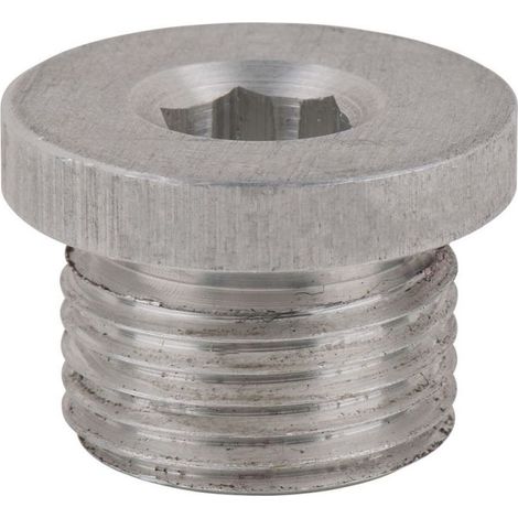KS Tools Ölablassschraube Innen6kant 8mm, M18x1,5x11mm, 10er-Pack - 430.1227