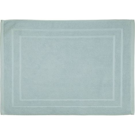 Badematte - Baumwolle - hellblau - 50x70cm - 50x70 cm