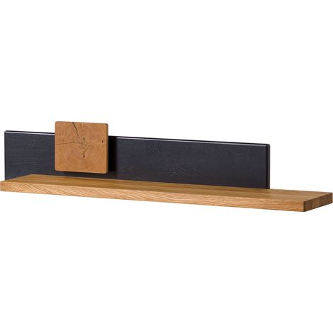 KITZBÜHEL 123 Mensola in legno di quercia selvatica - laccato oliato / naturale 110x20x20
