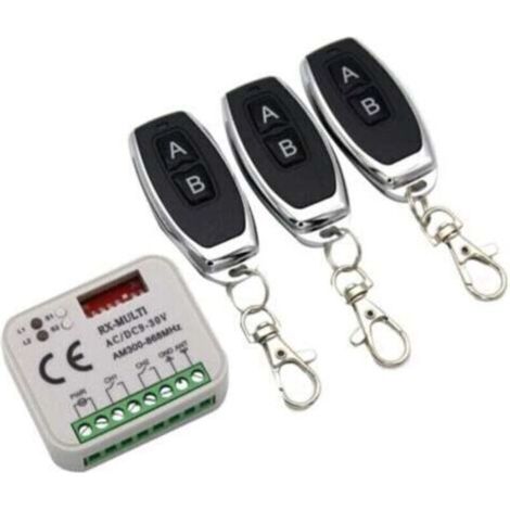 900M, 30V, Télécommande - RéCepteur à Distance pour Portail de Garage 433 868MHz 300-900MHZ 9-30V avec TéLéCommande (1/4)