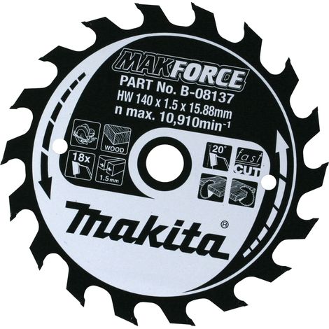 MAKITA B-32144 MAKFORCE for Wood 190mm x 30mm x 12T