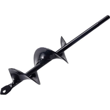 Mèche pour tarière 50mm x 450mm – Foret hélicoïdal en sphc-A3 – Pour plantation rapide de bulbes et plantes – Réduit la fatigue musculaire (1/4)
