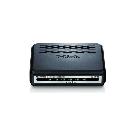 HUB Switch puertos 5 puertos Gigabit Ethernet D-LINK GO-SW-5G 100 (1/5)
