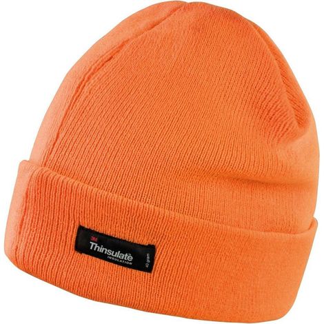 Bonnet de travail anti-froid Thinsulate 3M™ - Orange Fluo - Result