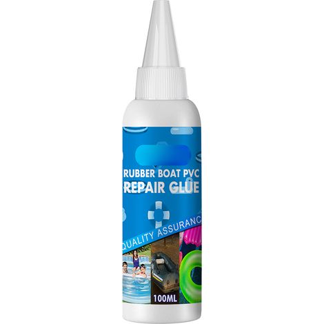 Kit de réparation PVC 100ml, colle pour gonflables, pièces adhésives pour jouets, piscines, matelas pneumatiques et accessoires de piscine. (1/5)