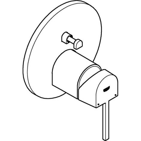 GROHE Plus Einhand-Wannenbatterie, Unterputzmontage, 24060AL3 (1/5)